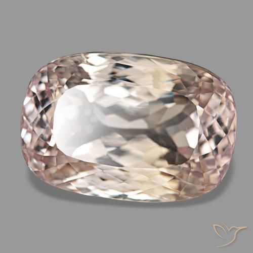 Kunzite rose naturelle coupe coussin, 43,49 ct, VS