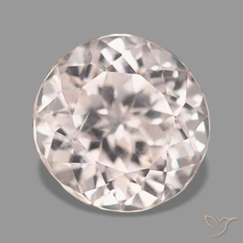 Kunzite rose naturelle coupe ovale, 4,79 ct, VS