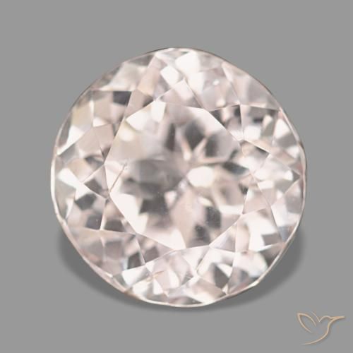Kunzite rose naturelle coupe ovale, 4,79 ct, VS