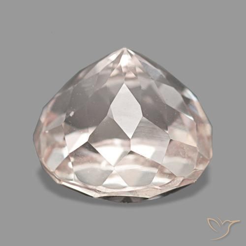Kunzite rose naturelle coupe ovale, 4,79 ct, VS