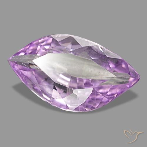 Kunzite violet naturelle forme fantaisie, 7,54 ct, VS-SI