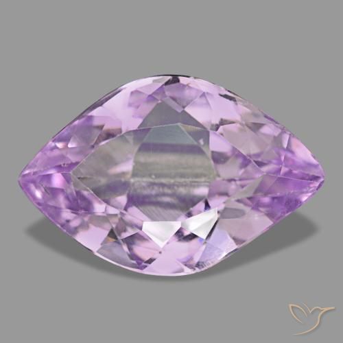 Kunzite violet naturelle marquise, 6,92 ct, VS