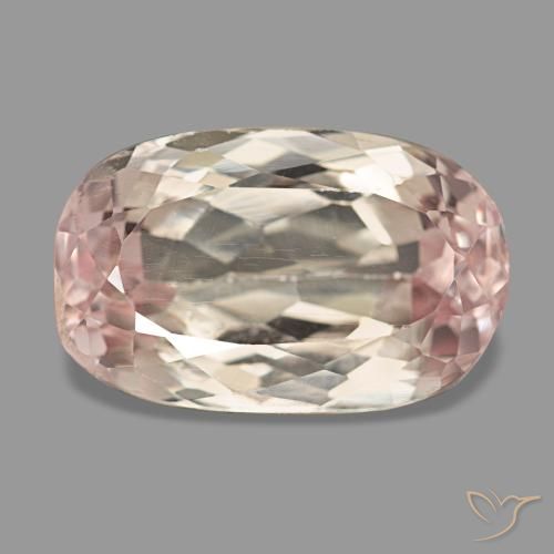 Kunzite rose naturelle coupe ovale, 10,83 ct, VS