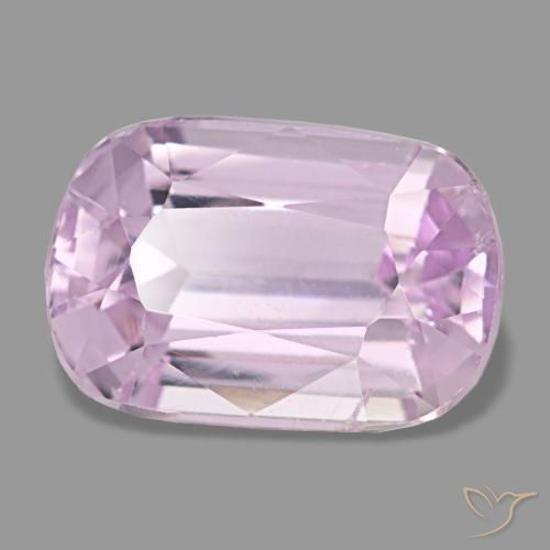 Kunzite rose naturelle coupe coussin, 2,59 ct, VS