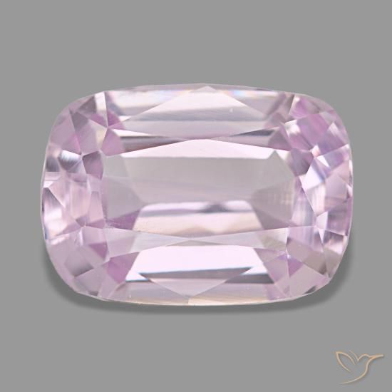 Kunzite rose de 4,58 ct, coussin, VS