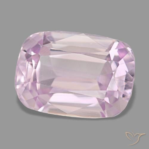 Kunzite rose naturelle coupe coussin, 4,58 ct, VS