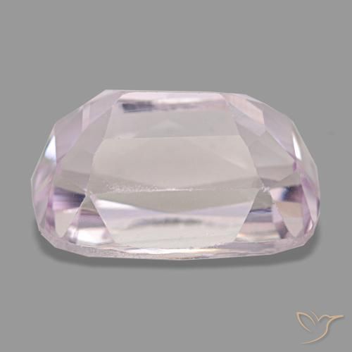 Kunzite rose naturelle coupe coussin, 4,58 ct, VS