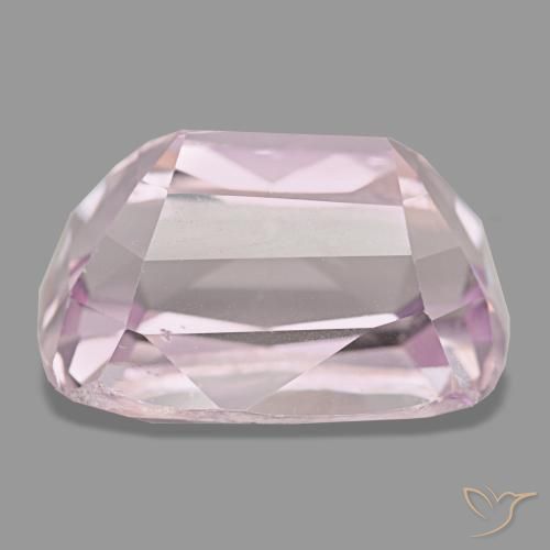 Kunzite rose naturelle coupe coussin, 22,07 ct, VS