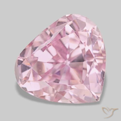 Kunzite rose naturelle en forme de poire, 13,91 ct, VS