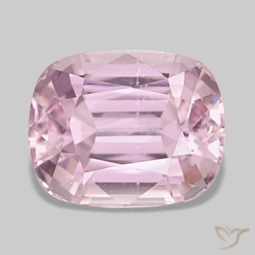 Kunzite rose naturelle coupe coussin, 19,31 ct, VS