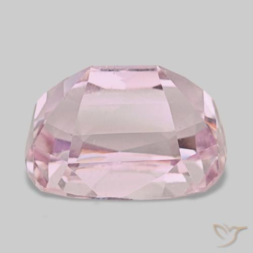 Kunzite rose naturelle coupe coussin, 19,31 ct, VS