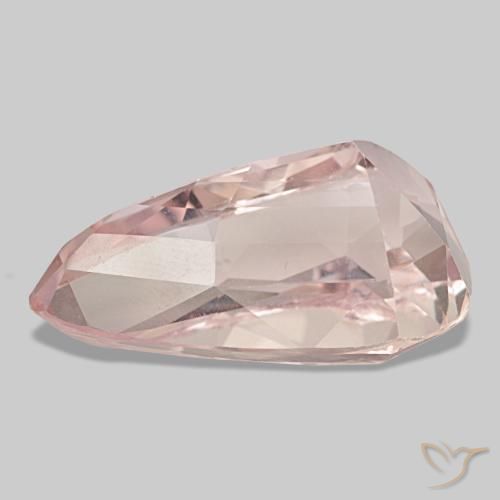Kunzite rose naturelle en forme de poire, 30,90 ct, VS