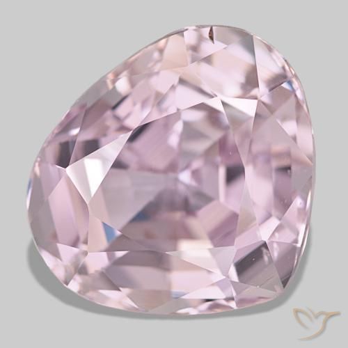 Kunzite rose naturelle en forme de poire, 22,48 ct, VS