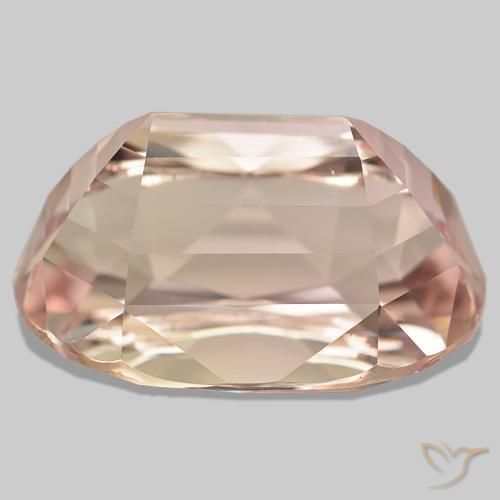 Kunzite rose naturelle coupe ovale, 76,84 ct, VVS