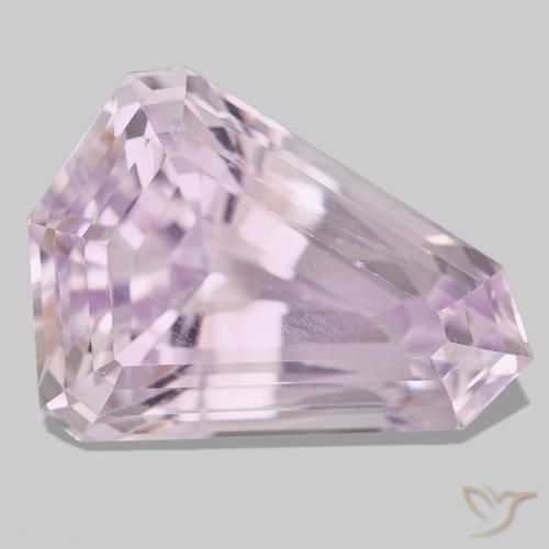 Kunzite rose naturelle forme fantaisie, 52,79 ct, VS