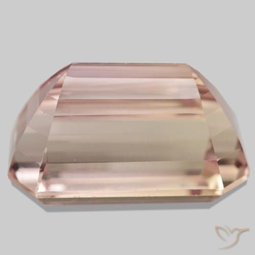 Kunzite rose naturelle taille émeraude, 111,45 ct, VVS