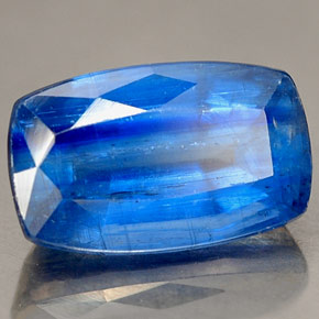 Cyanite bleue naturelle coupe coussin, 2,86 ct, SI
