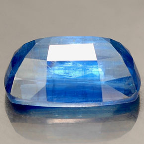 Cyanite bleue naturelle coupe coussin, 2,86 ct, SI