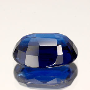 Cyanite bleue naturelle coupe ovale, 3,53 ct, SI