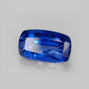 Cyanite bleue naturelle coupe coussin, 3,55 ct, SI