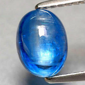 Cyanite bleue naturelle transparent, 1,92 ct, transparent / translucide