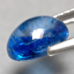 Cyanite bleue naturelle transparent, 1,92 ct, transparent / translucide