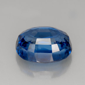 Cyanite bleue naturelle coupe ovale, 4,92 ct, VS