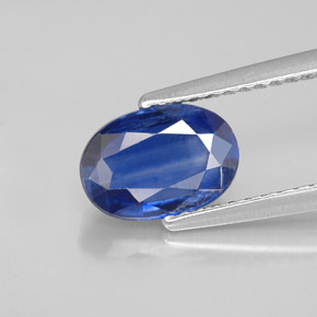 Cyanite bleue naturelle coupe ovale, 2,38 ct, SI