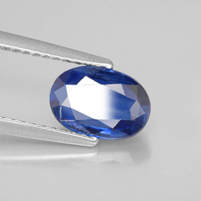 Cyanite bleue naturelle coupe ovale, 2,38 ct, SI