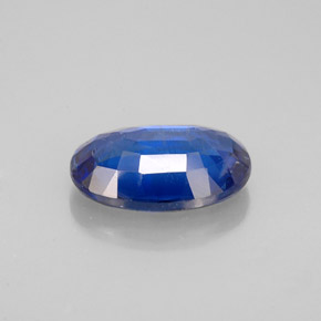 Cyanite bleue naturelle coupe ovale, 1,98 ct, VS-SI