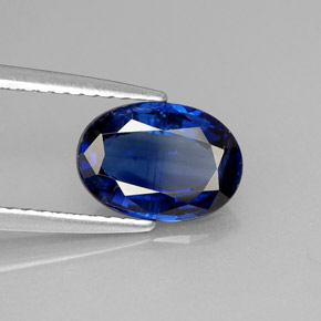Disthène Bleu naturelle Coupe ovale, 1.98 ct, SI
