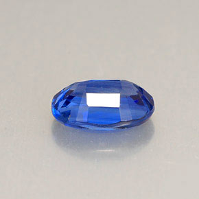 Cyanite bleue naturelle coupe ovale, 1,41 ct, VVS-VS