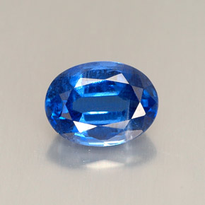 Cyanite bleue naturelle coupe ovale, 1,64 ct, VS