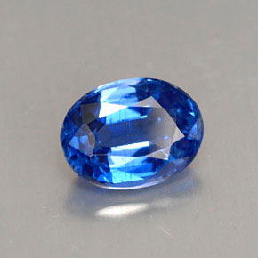 Cyanite bleue naturelle coupe ovale, 1,72 ct, VS