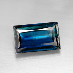 Cyanite bleue naturelle baguette, 6,98 ct, VS-SI