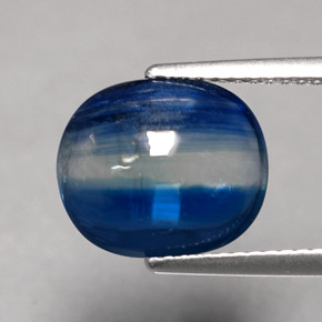Disthène Bleu naturelle Transparent, 4.55 ct, Transparent / Translucide