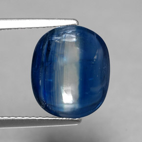 Disthène Bleu naturelle Transparent, 4.55 ct, Transparent / Translucide