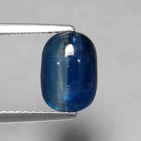Cyanite bleue naturelle transparent, 2,91 ct, transparent / translucide