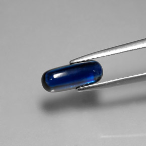 Disthène Bleu foncé naturelle Transparent, 1.74 ct, Transparent / Translucide