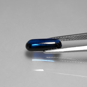 Disthène Bleu foncé naturelle Transparent, 1.74 ct, Transparent / Translucide