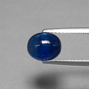 Disthène Bleu foncé naturelle Transparent, 1.74 ct, Transparent / Translucide