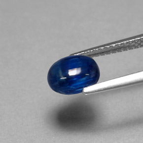 Disthène Bleu foncé naturelle Transparent, 1.74 ct, Transparent / Translucide