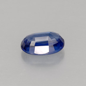 Cyanite bleue naturelle coupe ovale, 1,12 ct, VS