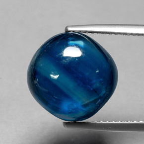 Cyanite bleue naturelle transparent, 13,00 ct, transparent / translucide