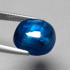 Cyanite bleue naturelle transparent, 13,00 ct, transparent / translucide