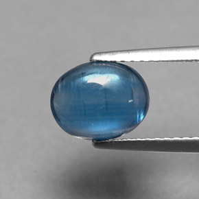 Disthène Bleu naturelle Coupe ovale, 2.40 ct, Translucide