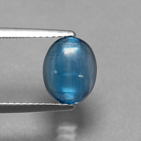 Disthène Bleu naturelle Coupe ovale, 2.40 ct, Translucide
