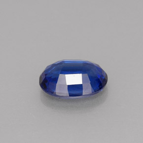 Cyanite bleue naturelle coupe ovale, 0,97 ct, VS