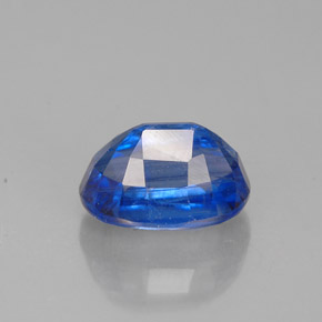 Cyanite bleue naturelle coupe ovale, 1,44 ct, VS-SI