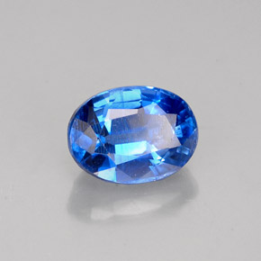 Disthène Bleu naturelle Coupe ovale, 1.26 ct, VS-SI